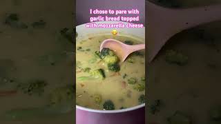 Broccoli potatoes & cheese soup part 2 ???? soupseason