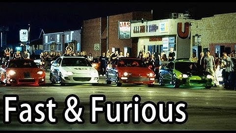 NFS Underground 2 - Fast and Furious Drag Scene
