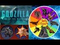 GODZILLA KING OF THE MONSTERS! Slime Spinning Wheel Game Godzilla Toys Jurassic World WD Toys