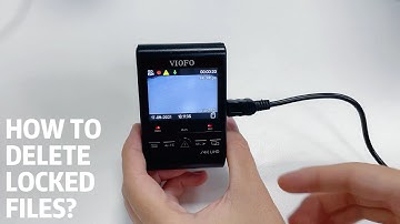 How to Delete Locked Files from the Dashcam? (for VIOFO A129 Series)