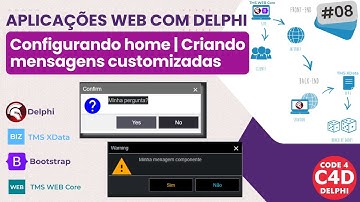 Delphi Web #08 - Configurando home | Criando mensagens customizadas