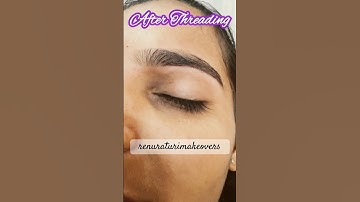 Threading results #shorts #shortsfeed #youtubeshorts #ytshorts #threading #eyebrows #viral