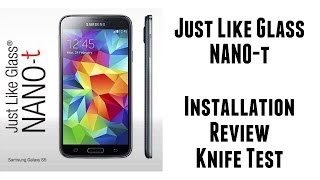 Just Like Glass NANO-t Screen Protector - Samsung Galaxy S5