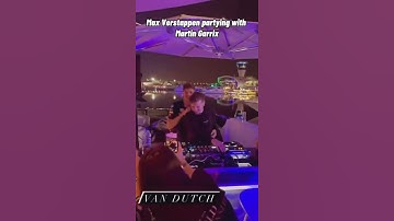 Thumbnail of Max Verstappen is partying with Martin Garrix #maxverstappen #shorts