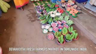 INDIAN FARMERS MARKET || Fresh Fruit and Vegetables || RAMYA CMS