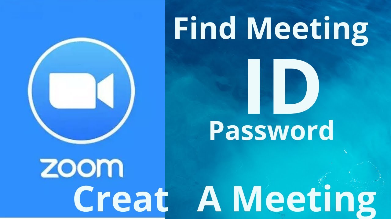 How To Find Zoom Meeting ID And Password Create A Meeting Real