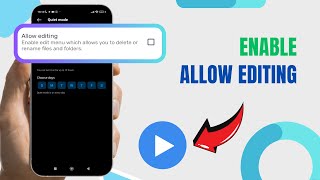 Enable Allow Editing On MX Player. |Technologyglance screenshot 4