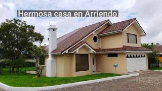 Casa en #ARRIENDO Tumbaco, Urbanización con Piscina