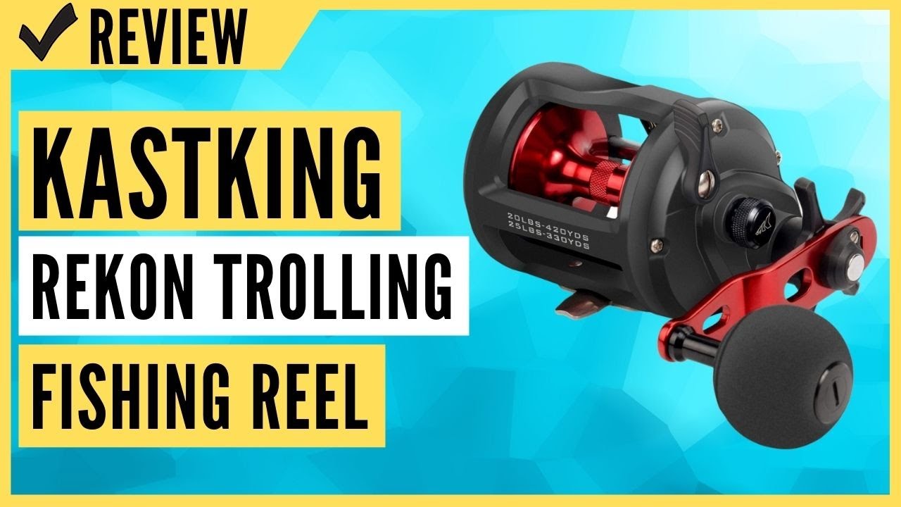 KastKing ReKon Line Counter Trolling Fishing Reel Review 