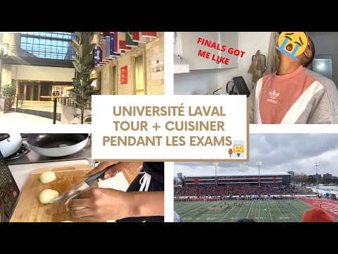 UNIVERSITÉ LAVAL : CAMPUS TOUR & WHAT I EAT IN A DAY DURING THE FINALS WEEK ??‍???‍?