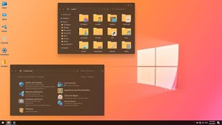 GLASS THEME Windows 20 Dark SkinPack For WIN 10 7 8 9 P[ FULL FREE VIRSION ] screenshot 4
