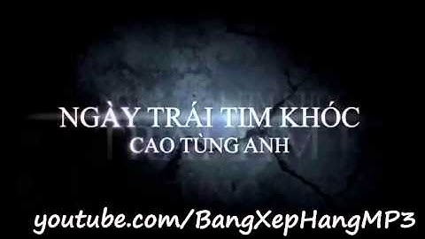 Ngày Trái Tim Khóc - Cao Tùng Anh