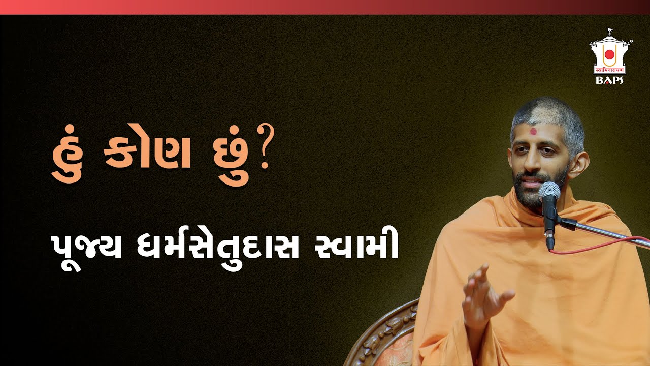 આપણી સાચી ઓળખ: દેહ કે આત્મા? | પૂજ્ય ધર્મસેતુદાસ સ્વામી | BAPS Satsang Katha