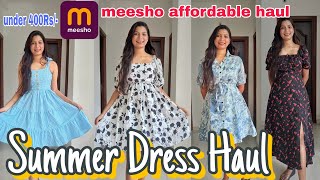 Summer Mini Dresses Haul// Meesho Dresses Haul// #meeshohaul#youtubeindia #viralproducts