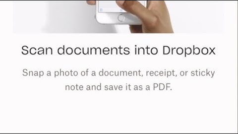 How to scan a document or photo in Dropbox on iPhone 13
