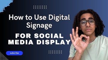 How to Use Digital Signage for Social Media Display