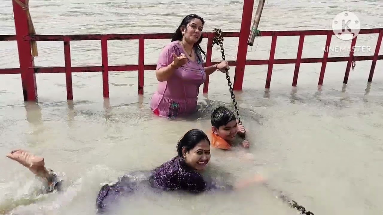 Ganga🌊Ghat per jaake kri Masti | Garmi se bachne ka tarika ||