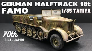 German Halftrack 18t Famo 1/35 Tamiya