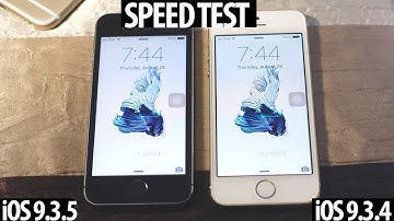 iPhone 5S - iOS 9.3.5 vs. iOS 9.3.4 Speed Test! Which is Faster? #IOS935 #IOS934 #iPhone #Apple