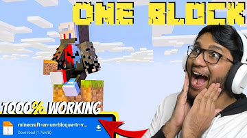 One Block map in Minecraft 1.18 | play one block map | NTech Gamer ||