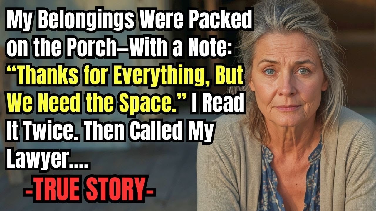 ЕЕ РЕАЛЬНАЯ ИСТОРИЯ ИЗ ТЕХАСА👵💔 Мои вещи были упакованы на крыльце — с запиской: «Спасибо за...