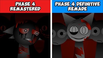 Incredibox Sprunki Phase 4 Remastered (official) vs Phase 4 Definitive REMADE