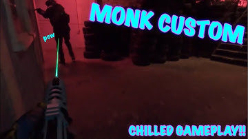 MONK CUSTOM NEO 2 GAMEPLAY AT MELKSHAM AIRSOFT SITE. chilled gameplay!!
