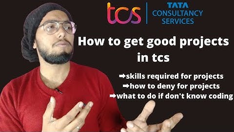 How to get good project in tcs || tcs projects|| @tcs