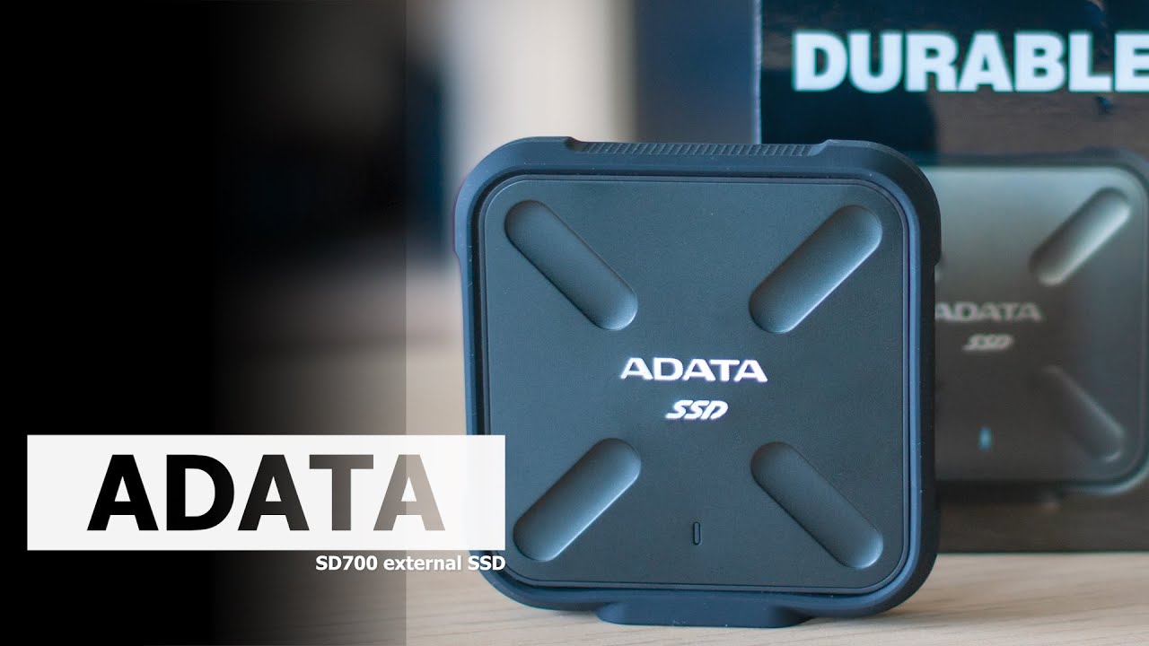 operation at klemme butik ADATA SD700 External SSD unboxing and test - YouTube