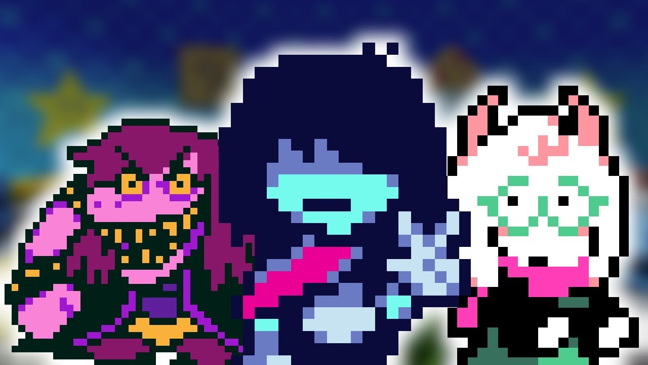 Delta Rune Trio The Deltarune Trio in MKWii - YouTube