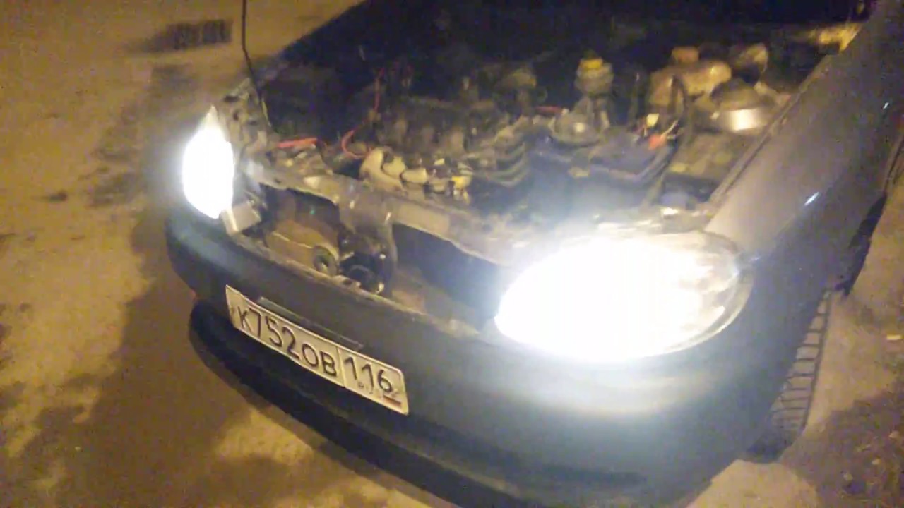 Напряжение на лампах авто