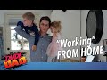 5 stages of working from home | Dude Dad