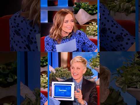 Emily Blunt's imitation