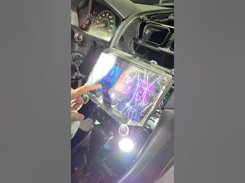 Honda Accord 2005 Car Stereo Upgrade with Tablet 10.1 inch - YouTube