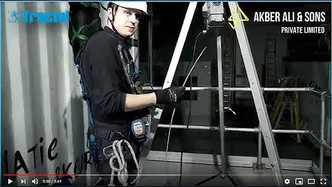 tracpode™+ minifor™ lifting demonstration video ENG (Akber Ali & Sons) www.aayag.com
