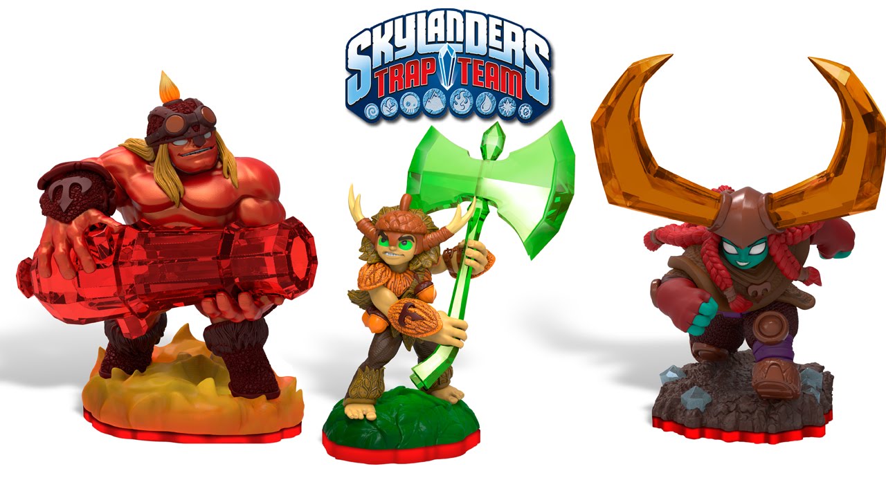 lets play skylanders, skylanders, trap team, kaboom, head rush, bushwack, s...