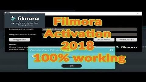 How To Activate Filmora 9 Offline Activation Tutorial