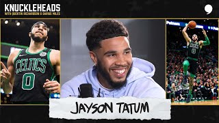 Jayson Tatum Swings By Knuckleheads Podcast with Q + D | Knuckleheads S7: E2 | The Players' Tribune