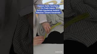 Kapüşon Kalıbı Hazırlanışı✂️#kapüşonkalıbı#kalıphazirlama#hoodpattern#hoodie#shorts#youtubeshorts
