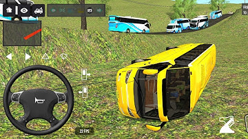 🤪BUS SIMULATOR INDONESIA ll euro coach bus simulator l Bus simulator 3d bus #bus #simulator #gaming 