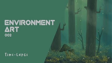 Environment Art #002 - Procreate Timelapse