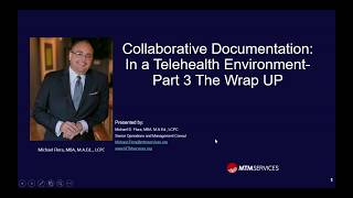 Collaborative Documentation in a Telehealth Environment #3