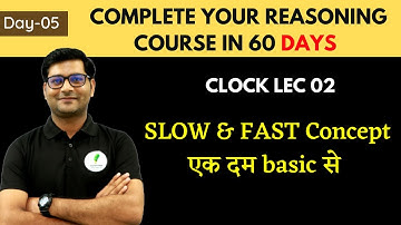 SSC  CGL REASONING DAY-05 | Clock Part 02 | Master yourself in Reasoning by Anubhav Sir