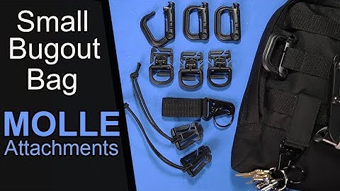 Bug Out Bag MOLLE Attachments (4 Kinds)