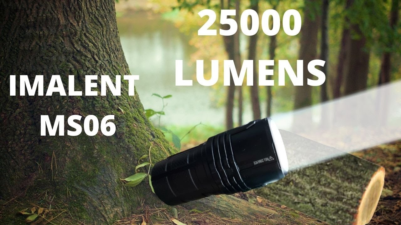 Linterna Imalent MS06 - 25000 Lumens - YouTube