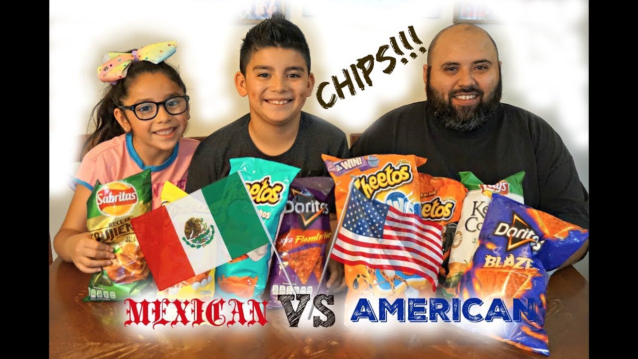 Mexican VS American Chips!! YouTube