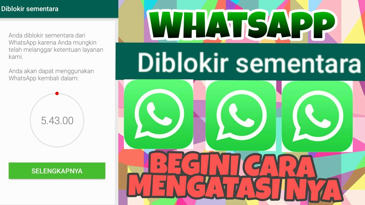 SOLUSI WA DIBLOKIR SEMENTARA? INI CARA MENGATASI YANG PALING AMAN
