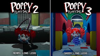 Poppy Playtime: Chapter 3 VS Chapter 2 - Mommy VS Daddy Long Legs kidnapps Poppy