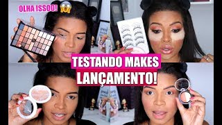 TESTANDO  LANÇAMENTOS RUBY ROSE l  NATURA l FOREVELISS  MAKEUP l MAXLOVE l ZANPHY