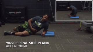 90/90 side plank